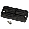 Pre-96 Front Master Cylinder Cover Finned Black