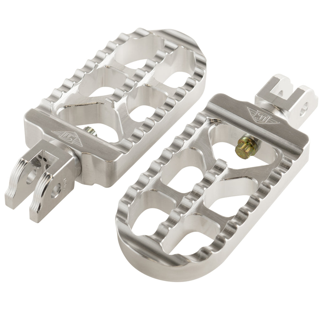 Adjustable Serrated Footpegs – Joker Machine