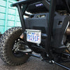 UTV License and Tag Light Assembly Silver