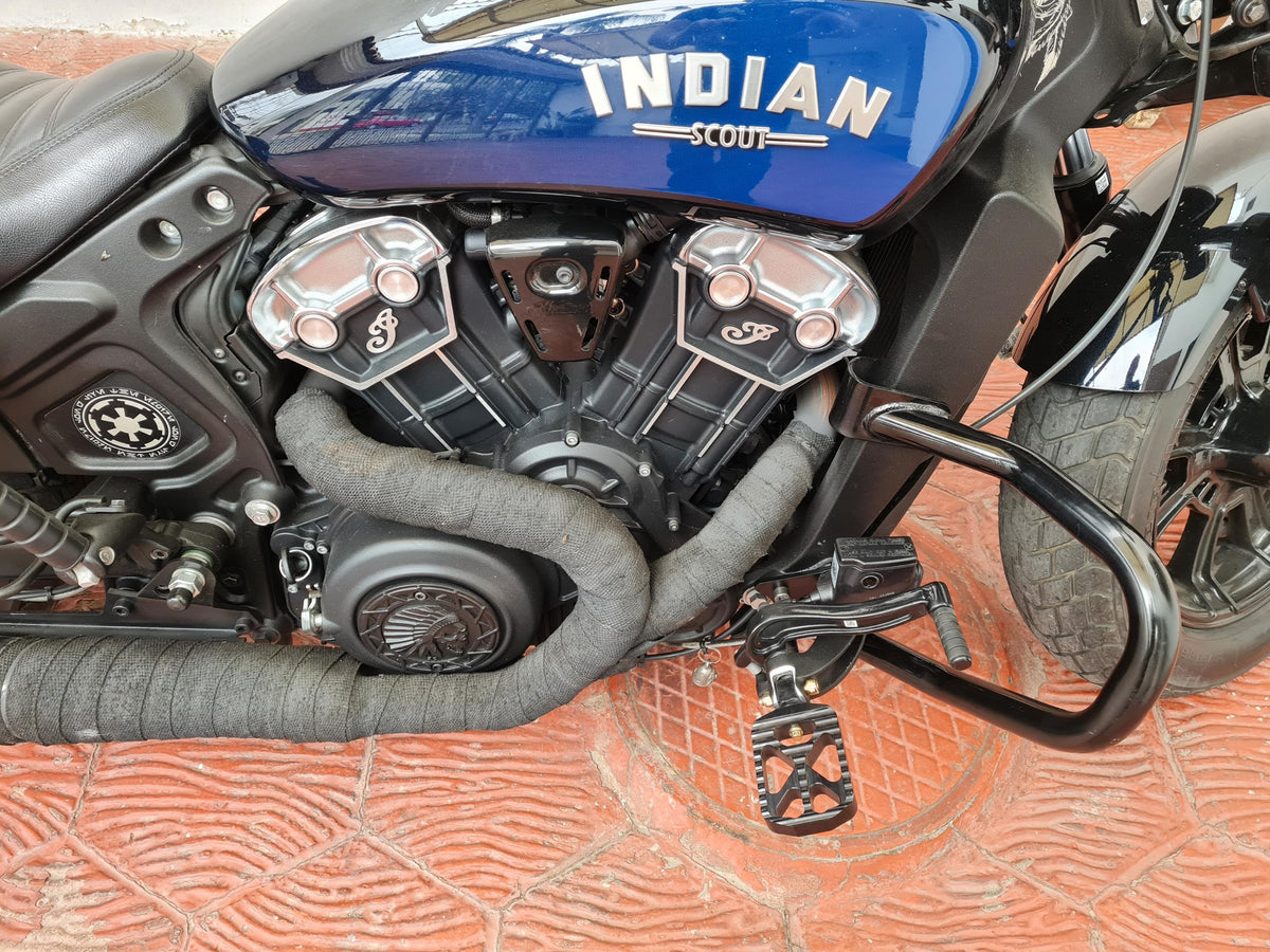 Joker Machine Indian Forward Control Extensions with Crash Bars
