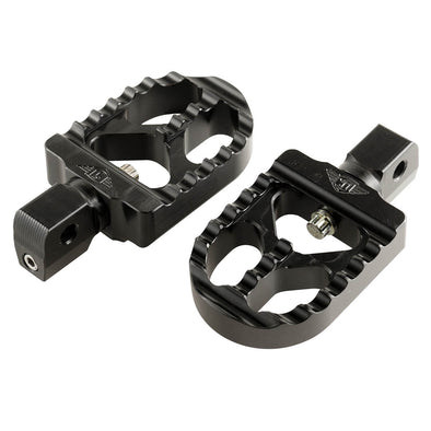 Indian Serrated Footpegs Short