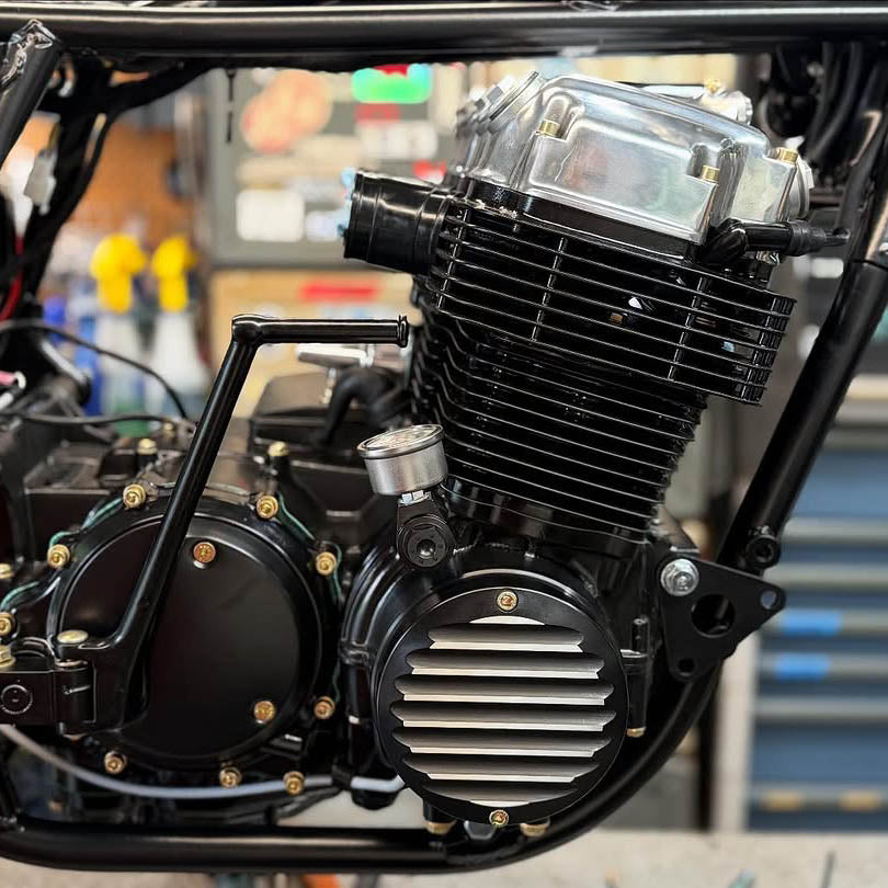CB750 Points Cover Finned
