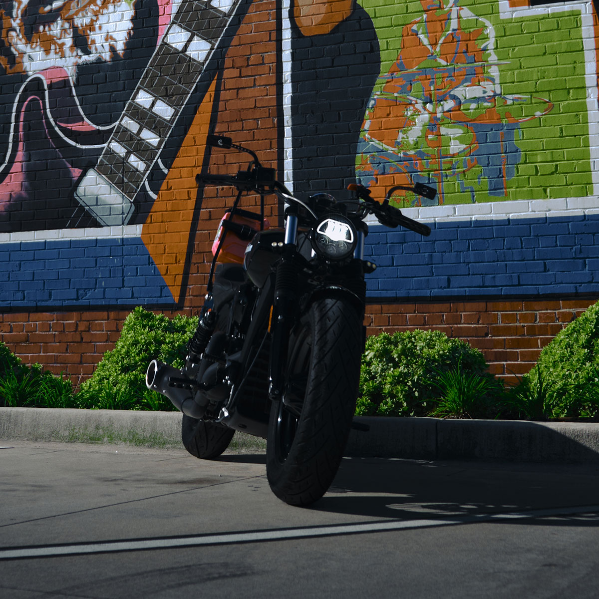 Dual Rat Eye Fork Mount Turn Signals