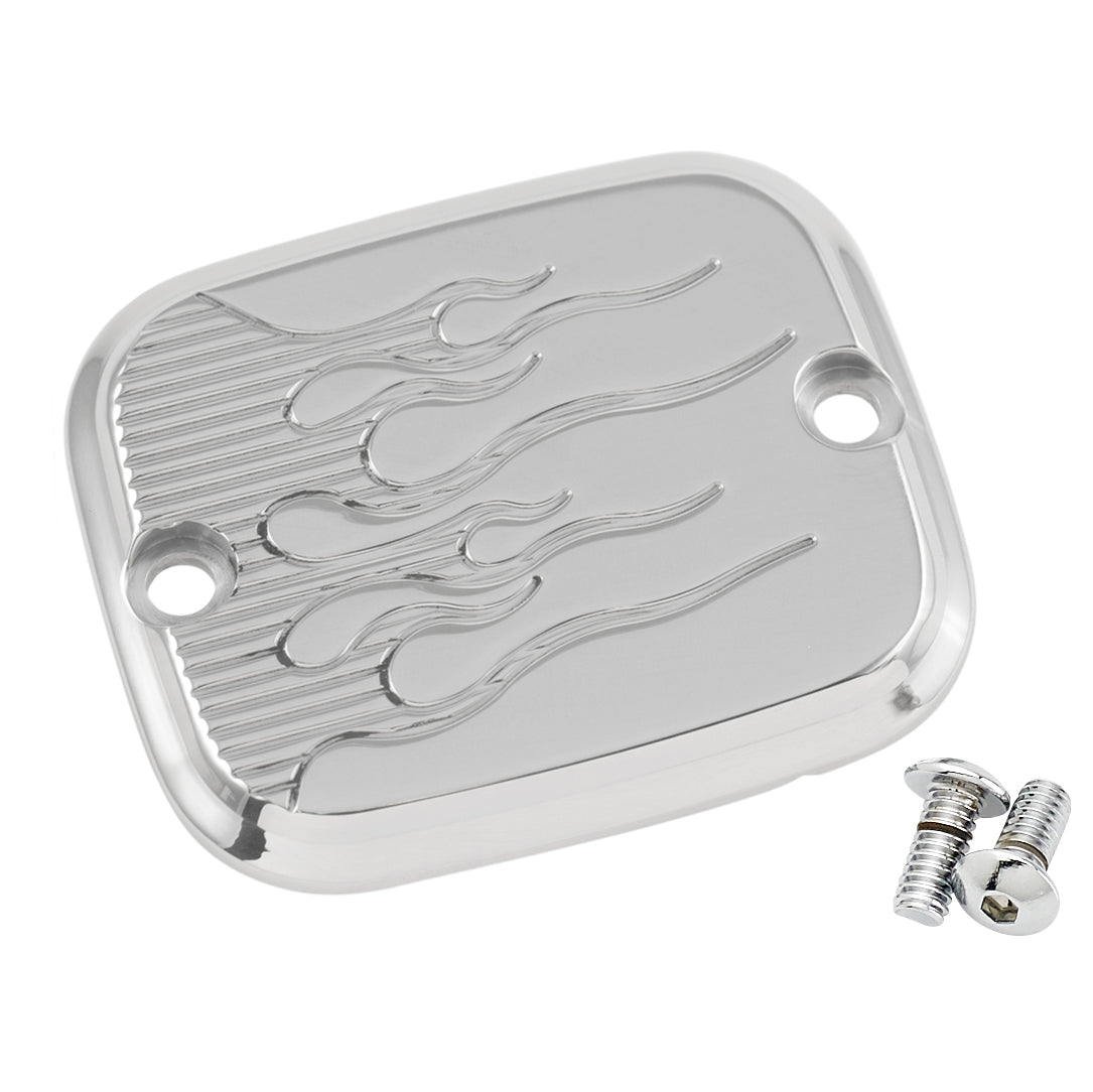 Front Master Cylinder Covers 96-Up Flame