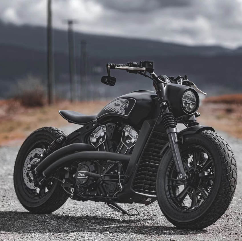 Dual Rat Eye Fork Mount Turn Signals