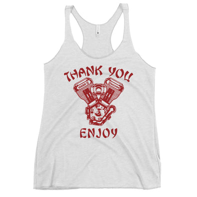 Thank you Enjoy Women's Racerback Tank