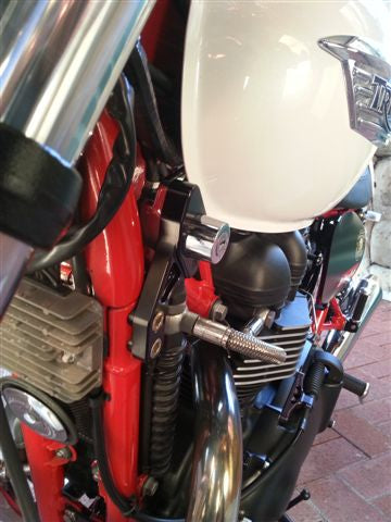 Triumph Ignition Switch Relocation Bracket Left Black