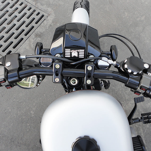 2" Dual Handlebar Clamp Black