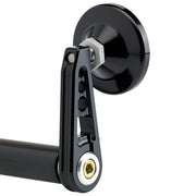 2-1/4 Bar End Mirror Stem D Black