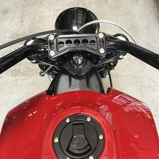 Indian Steering Stem Nut Black