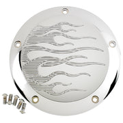 2015-Up FL 5 Hole Derby Cover Flame Chrome