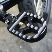 Short Serrated Footpegs Black