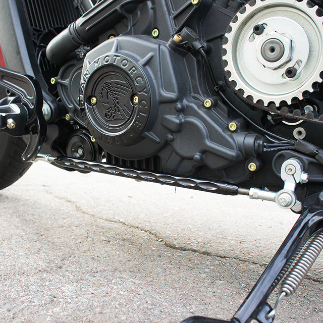 Indian Adjustable Shift Rod Black