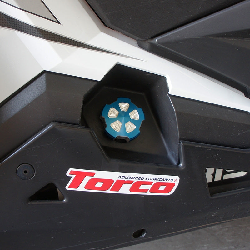 RZR 1000 Gas Cap Blue