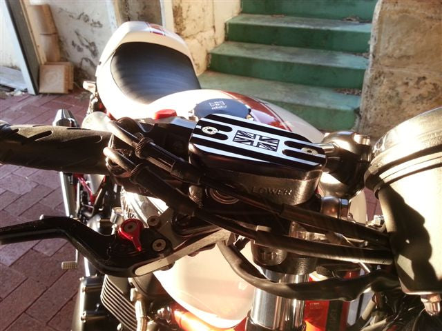 Triumph Front Master Cylinder Cover Union Jack