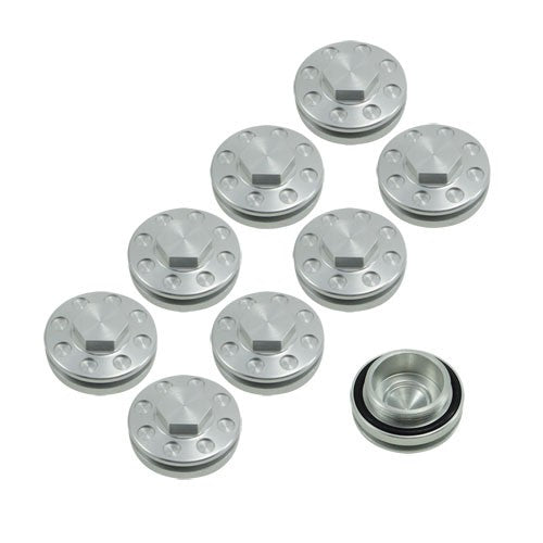 NICECNC Red Anodized Valve Tappet Cover Cap For Honda XR600R (1985-2000) & XR650L (1993-2025)