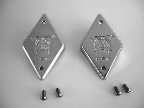 Chrome Billet Steering Head Emblem