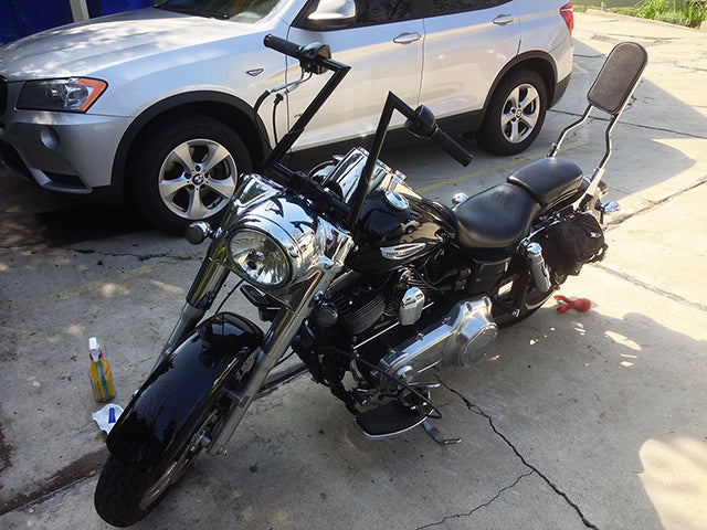 Joker Machine Bridge Style 2" Handlebar Clamps on a 2013 Harley-Davidson Switchback FLD