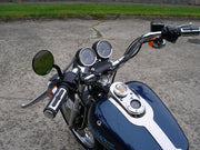 American Footprint Viewtech 7 Stock HD Postion 3-1/4 Round Mirror Black