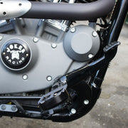 Short Serrated Footpegs Black