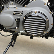 Sportster Derby Cover Finned Black