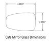 cafe mirror glass dimensions