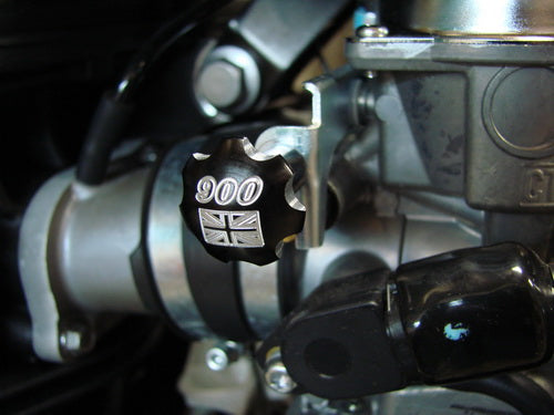 Triumph Choke Knob Union Jack 900 Black