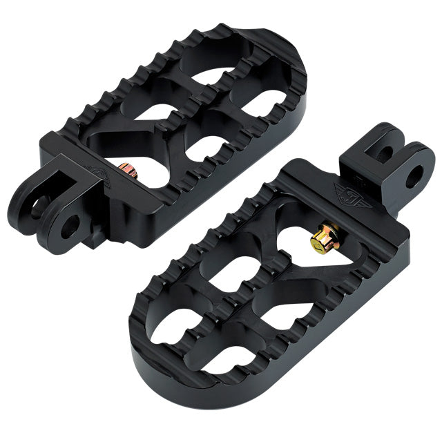 Triumph Bonneville Long Serrated Footpegs Black