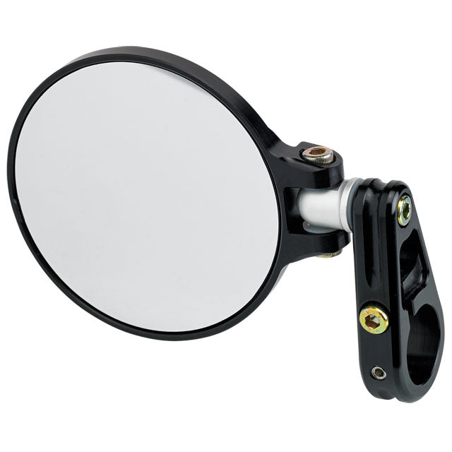 3-1/4 Folding Bar End Mirror Black