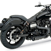 Adjustable Serrated Footpegs Long Black