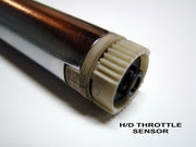 HD Sensor Type Knurled Hand Grips Black