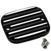 Front Master Cylinder Cover 96-up Finned Black Silver