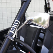 8mm Mirror Mount 1 3/4 tubing Black