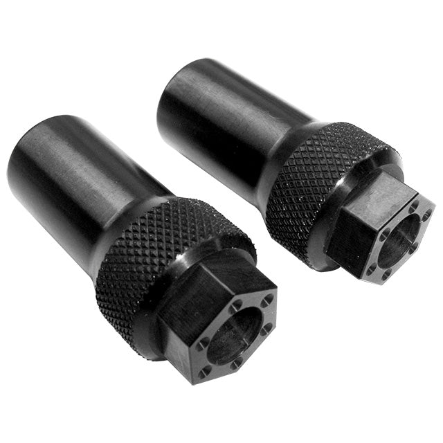 Sportster Axle Adjusters Black