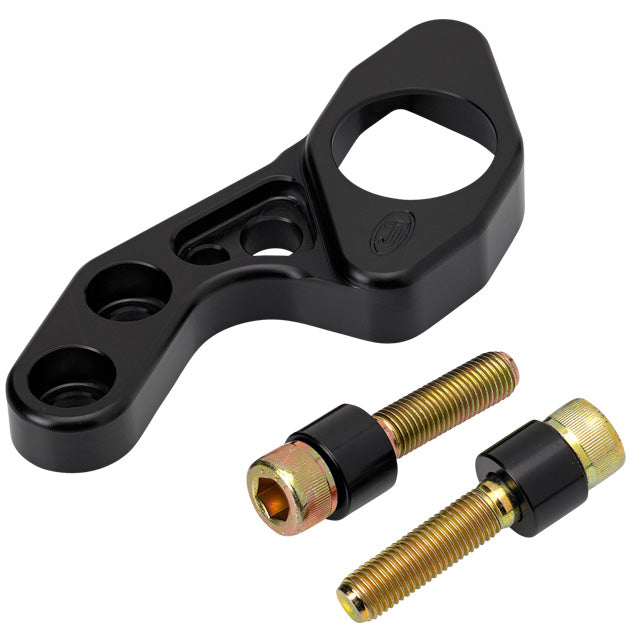 Triumph Ignition Switch Relocation Bracket - Left Side Black