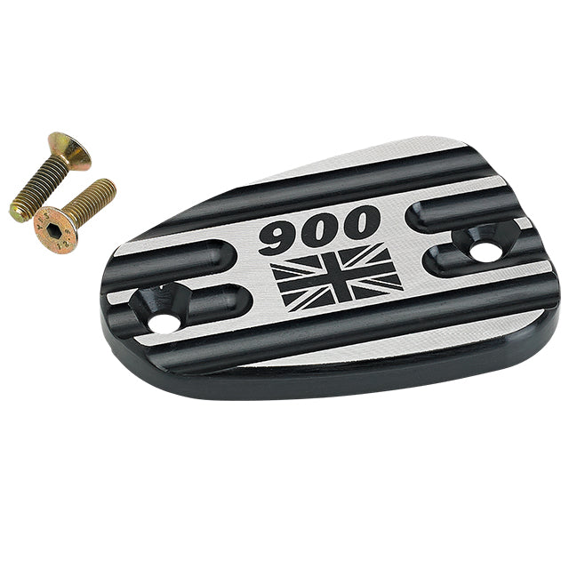Triumph Front Master Cylinder Cover Union Jack 900 Black