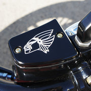 Indian Scout Front Master Cylinder Cover Warrior Black