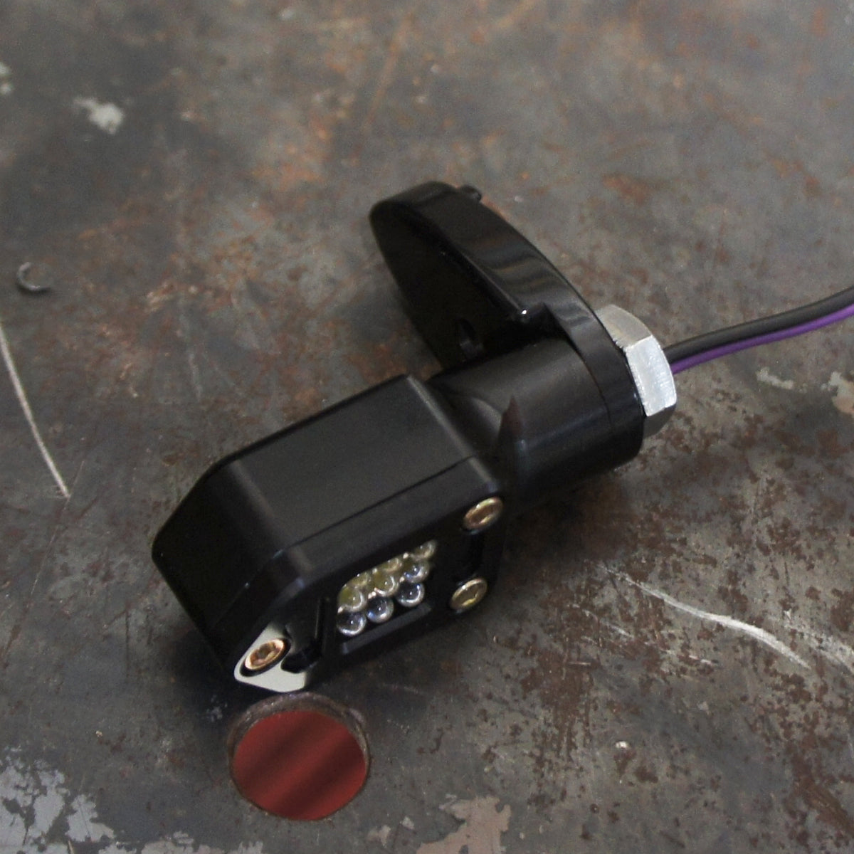 Square LED with Side Rail Adapter