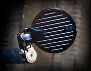 3-1/2" Folding Bar End Mirror Black