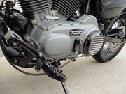 Sportster Derby Cover Finned Black