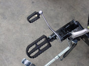 Short Profile Serrated Shift Peg Black with Footpeg