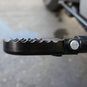 Short Serrated Footpegs Black