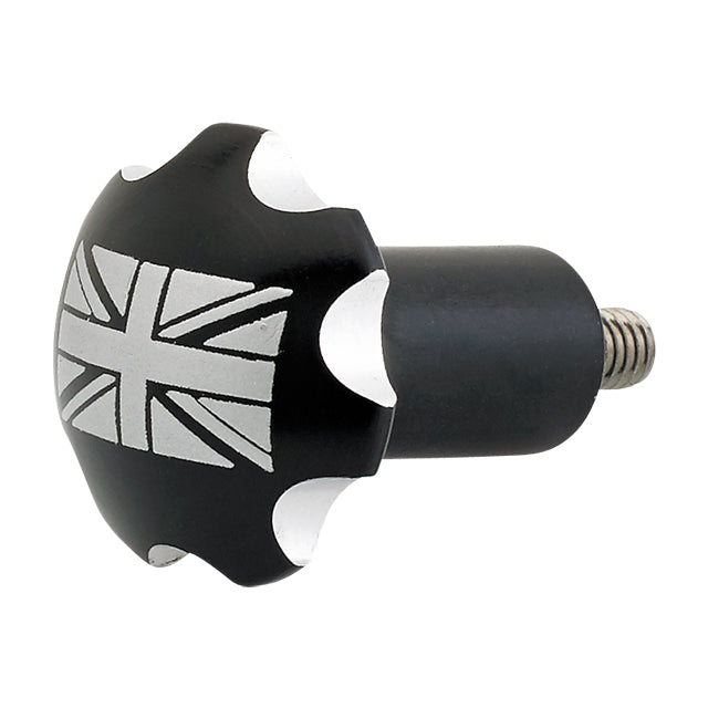 Triumph Choke Knob Union Jack Black