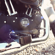 Narrow Serrated Footpegs Black