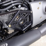 Sportster Sprocket Cover Black Back Side
