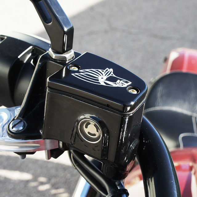 Indian Scout Front Master Cylinder Cover Warrior Black
