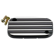 Hydraulic Clutch MC Cover Finned Black FL, V-Rod