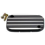 Hydraulic Clutch MC Cover Finned Black FL, V-Rod