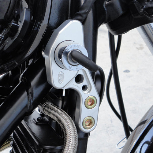 Triumph Ignition Switch Relocation Bracket Right Clear