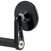 3-1/4 Bar End Mirrors Stem D Black
